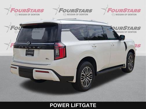 Aspen White Tricoat 2025 Nissan Armada SL 2WD