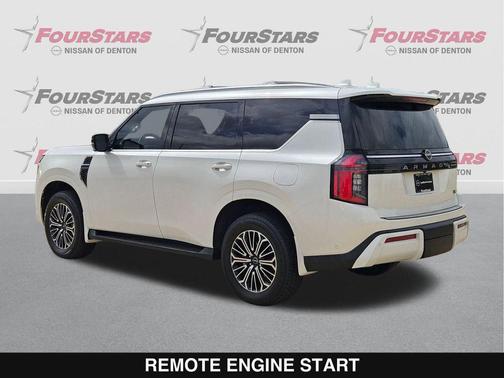 Aspen White Tricoat 2025 Nissan Armada SL 2WD