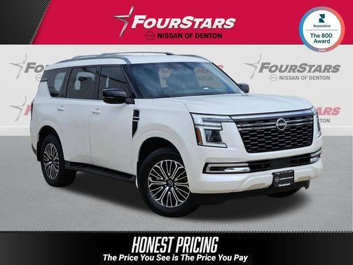 Aspen White Tricoat 2025 Nissan Armada SL 2WD