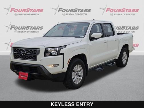 Glacier White 2022 Nissan Frontier SV