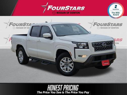 Glacier White 2022 Nissan Frontier SV
