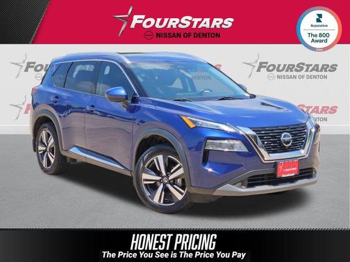 Caspian Blue Metallic 2021 Nissan Rogue SL