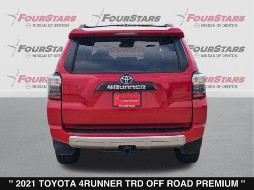 Barcelona Red Metallic 2021 Toyota 4Runner TRD Off Road Premium
