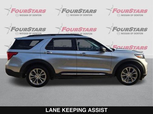 Iconic Silver Metallic 2022 Ford Explorer XLT