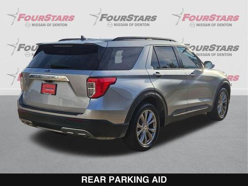 Iconic Silver Metallic 2022 Ford Explorer XLT