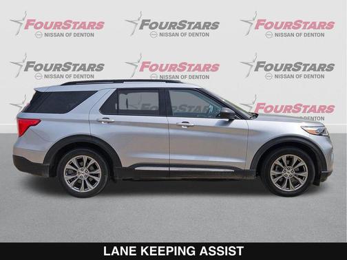 Iconic Silver Metallic 2022 Ford Explorer XLT