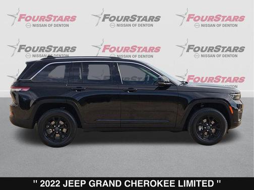Diamond Black Crystal Pearlcoat 2022 Jeep Grand Cherokee Limited
