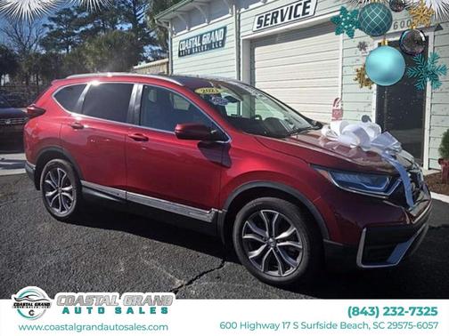 Radiant Red Metallic 2021 Honda CR-V Touring