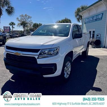 Summit White 2021 Chevrolet Colorado LT