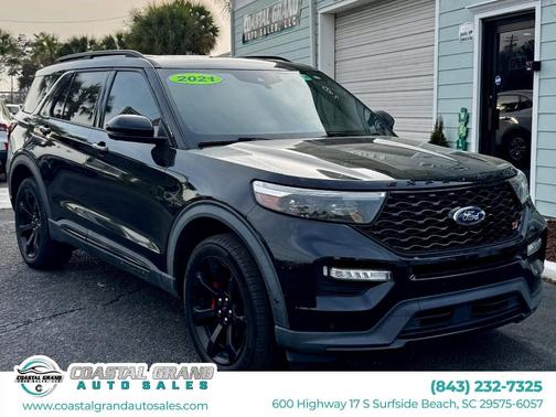 Agate Black Metallic 2021 Ford Explorer ST