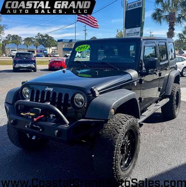 Black Clearcoat 2017 Jeep Wrangler Unlimited Sport