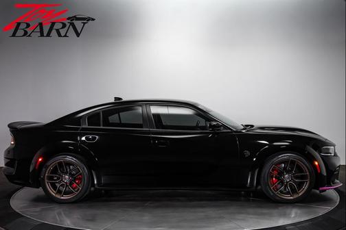 Pitch Black Clearcoat 2023 Dodge Charger SRT Hellcat Widebody Jailbreak