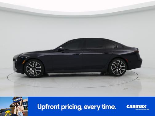 Blue 2023 BMW 740 I