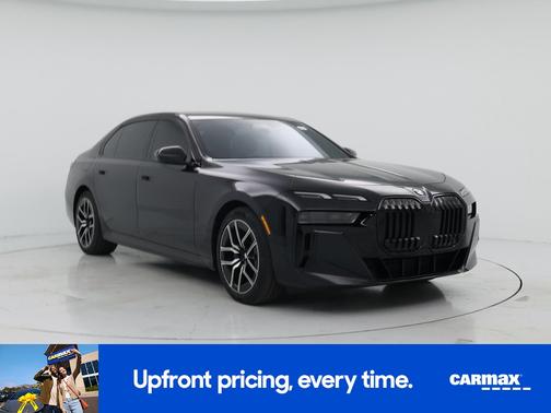 Blue 2023 BMW 740 I