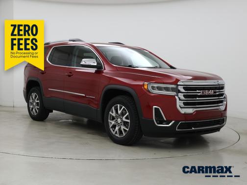 Red 2021 GMC Acadia SLT