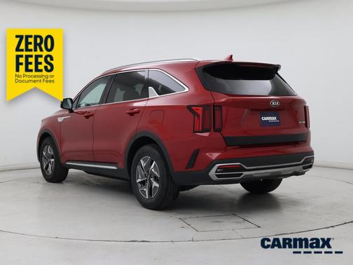 Red 2021 Kia Sorento Hybrid EX