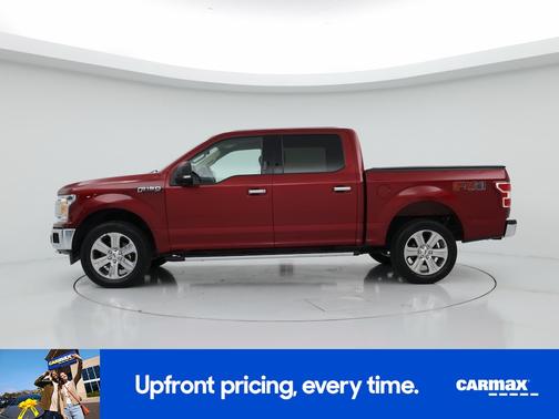 Red 2018 Ford F-150 XLT