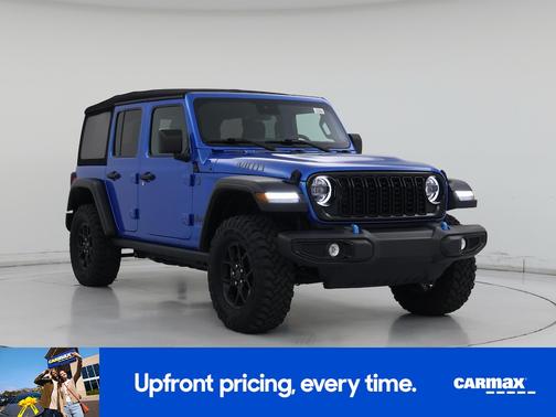 Blue 2024 Jeep Wrangler 4xe Willy's
