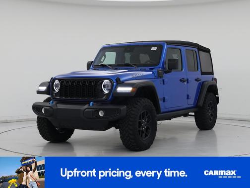 Blue 2024 Jeep Wrangler 4xe Willy's