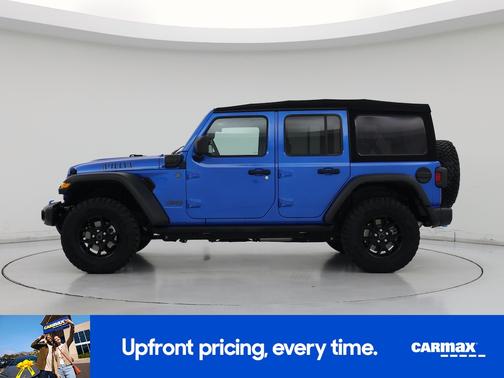 Blue 2024 Jeep Wrangler 4xe Willy's