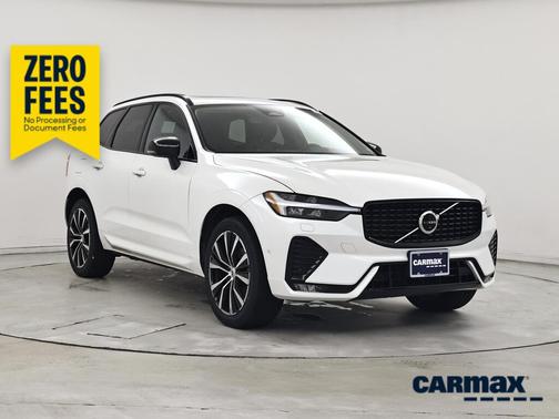 White 2023 Volvo XC60 B5 Plus Dark Theme