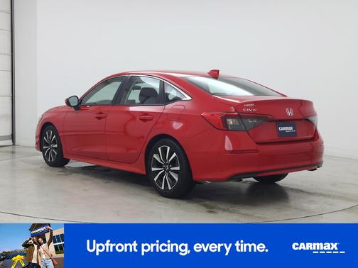Red 2022 Honda Civic EX