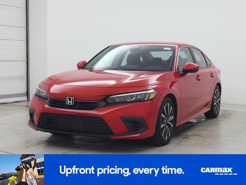 Red 2022 Honda Civic EX