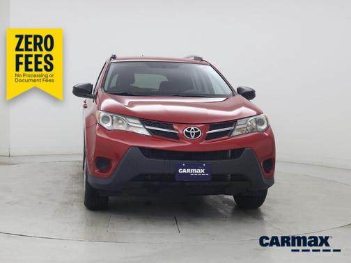 Red 2015 Toyota RAV4 LE
