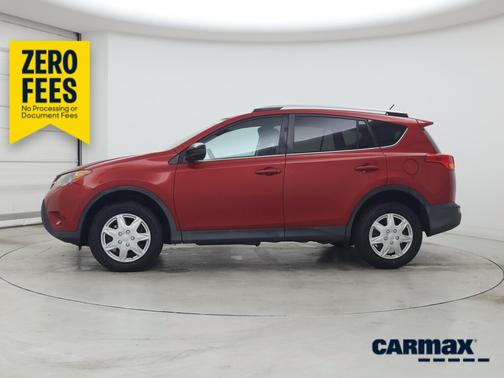 Red 2015 Toyota RAV4 LE