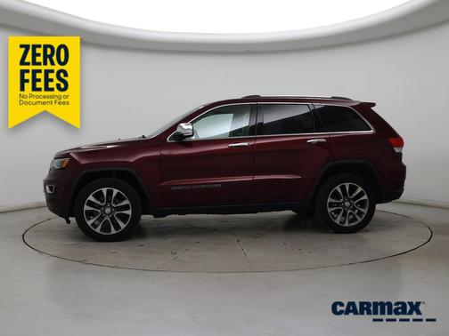 Red 2018 Jeep Grand Cherokee Limited