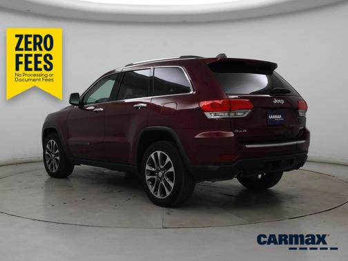 Red 2018 Jeep Grand Cherokee Limited