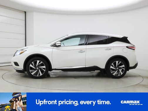 White 2015 Nissan Murano Platinum