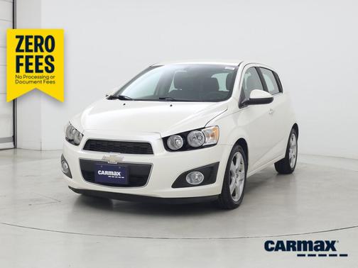 White 2015 Chevrolet Sonic LTZ