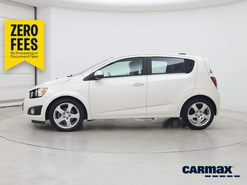 White 2015 Chevrolet Sonic LTZ