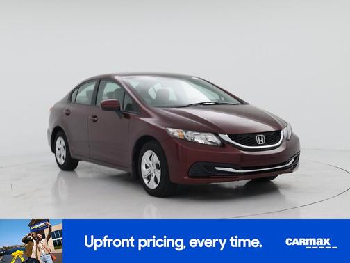 Red 2015 Honda Civic LX