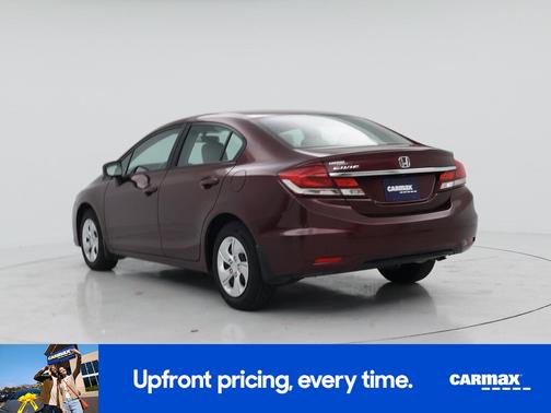 Red 2015 Honda Civic LX