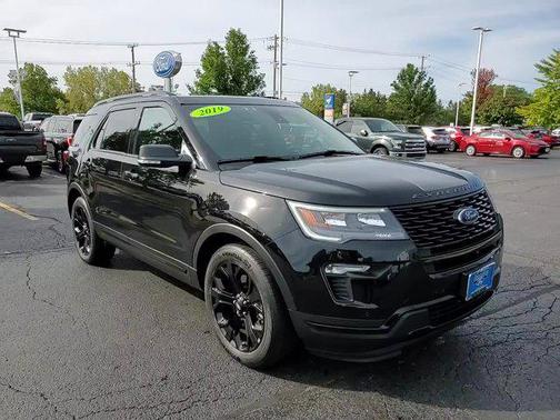 Agate Black Metallic 2019 Ford Explorer Sport