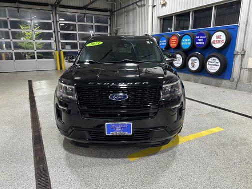 Agate Black Metallic 2019 Ford Explorer Sport