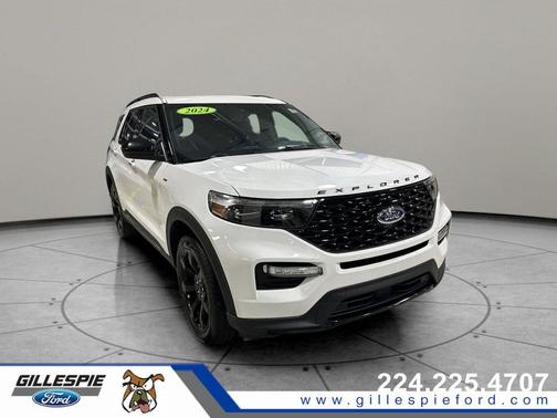 White Metallic 2024 Ford Explorer ST-Line