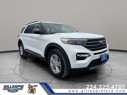 STAR WHITE MET TRI-COAT 2023 Ford Explorer XLT