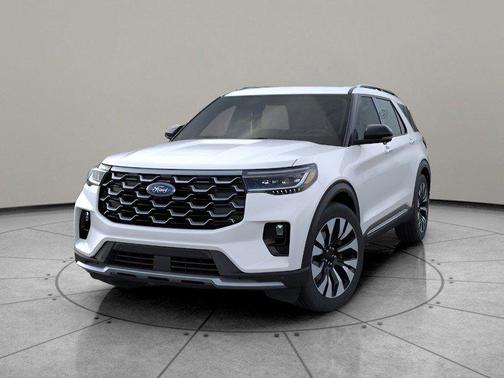 STAR WHITE MET TRI-COAT 2026 Ford Explorer Platinum