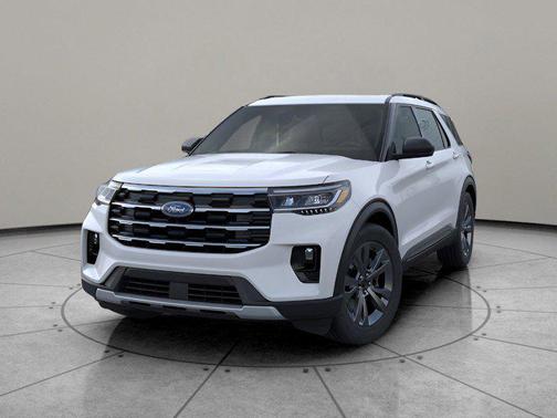 SPACE WHITE METALLIC 2026 Ford Explorer Active