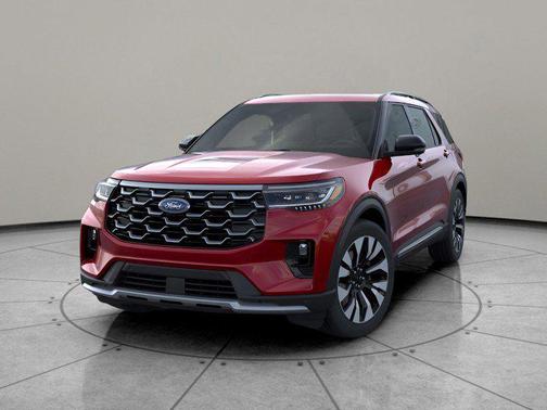 RAPID RED MET TINTED CC 2026 Ford Explorer Platinum