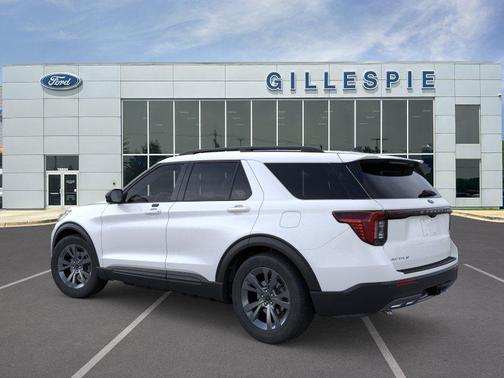 Star White Metallic Tri-Coat 2026 Ford Explorer Active