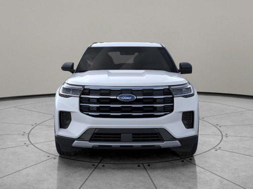 SPACE WHITE METALLIC 2026 Ford Explorer Active