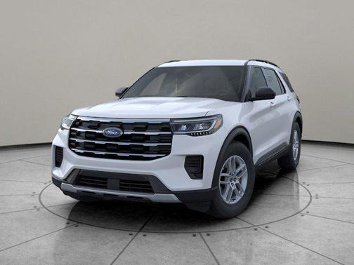 SPACE WHITE METALLIC 2026 Ford Explorer Active