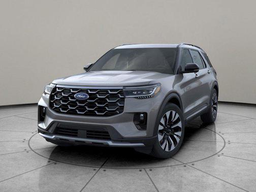 Carbonized Gray Metallic 2026 Ford Explorer Platinum