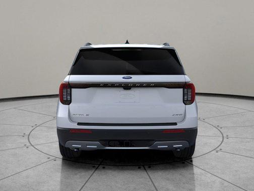 Space White Metallic 2026 Ford Explorer Active