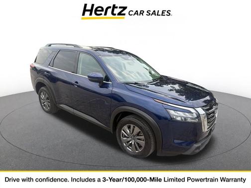 Deep Ocean Blue Pearl 2025 Nissan Pathfinder SV 4WD