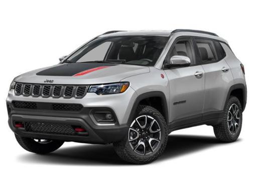 Silver Zynith Metallic Clearcoat 2025 Jeep Compass Trailhawk